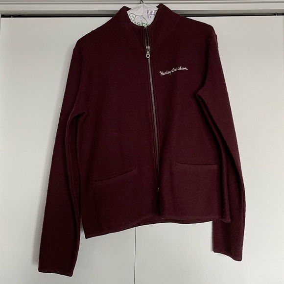 Ladies wool Harley Davidson sweater - Picture 4 of 4